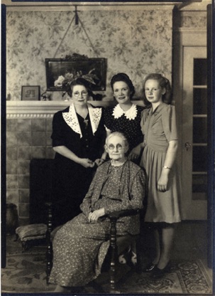 Grandma Jones, Hazel and girls.tiff